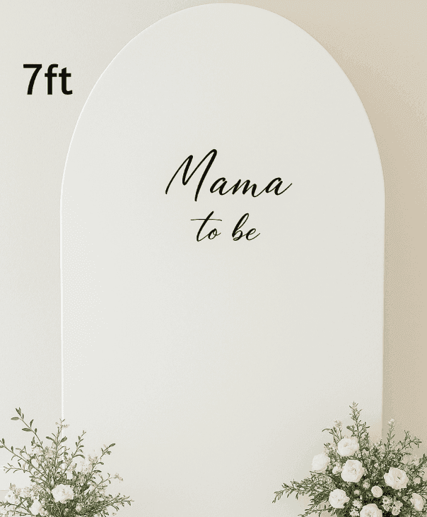 Arched Panel Backdrop (Custom Wording)