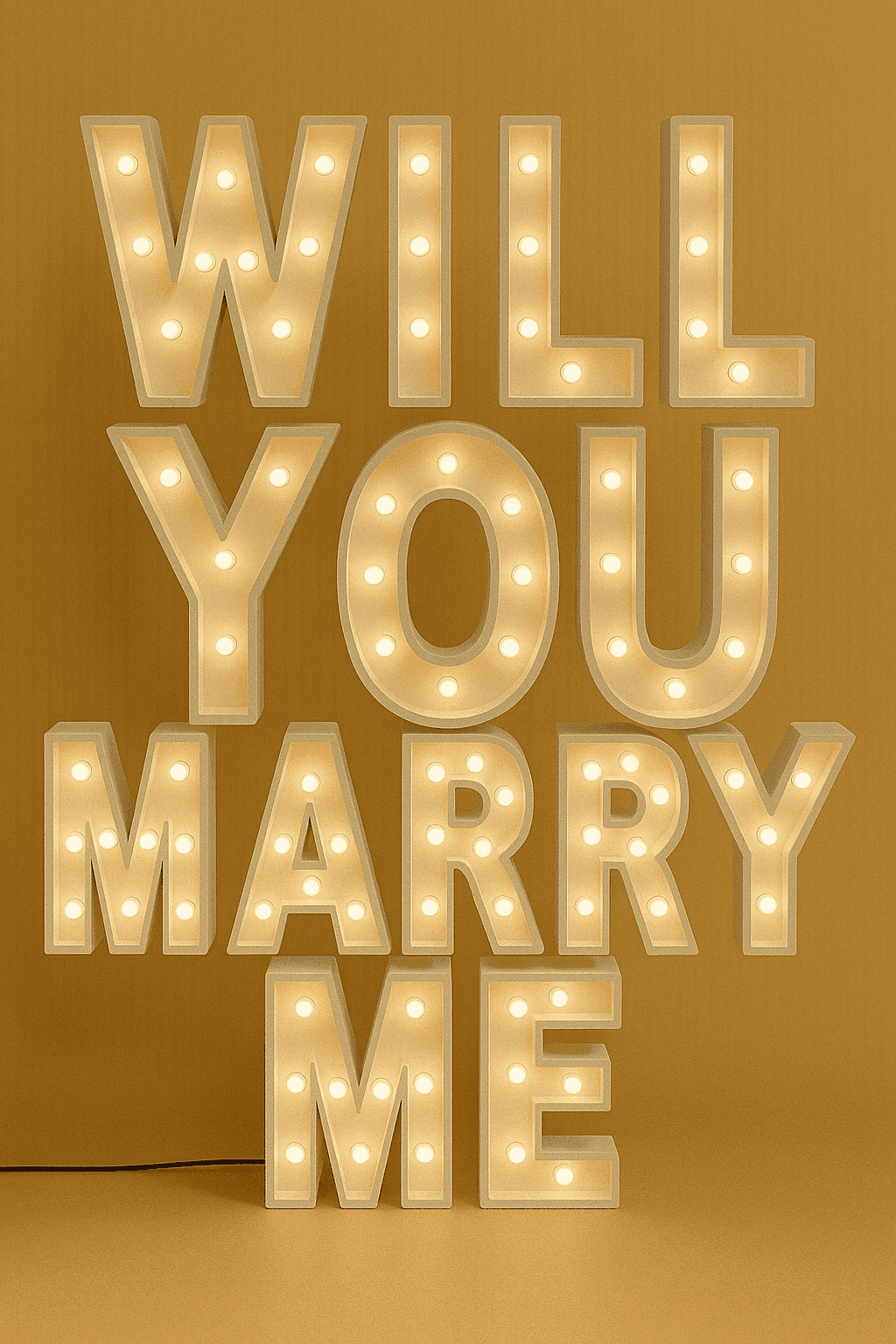 "Will You Marry Me" Package