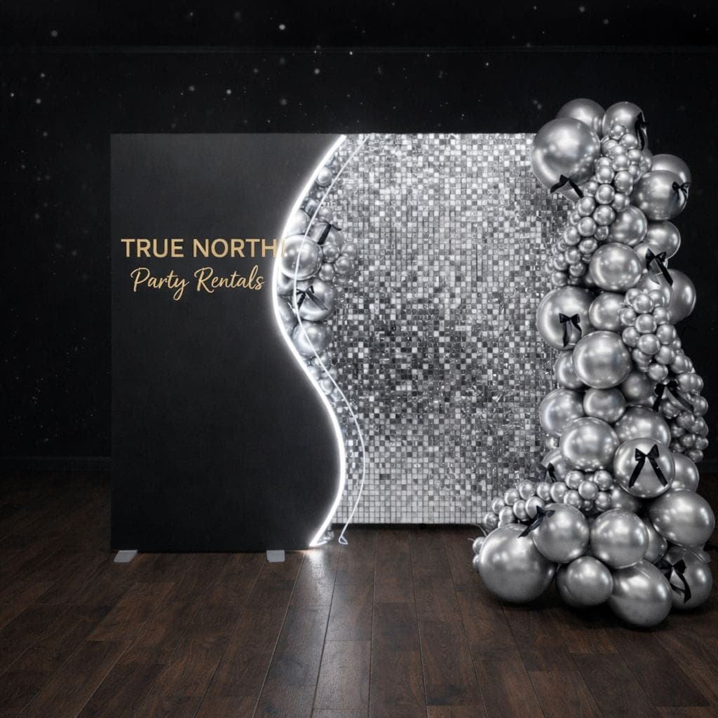 Shimmer Backdrop Package - Silver