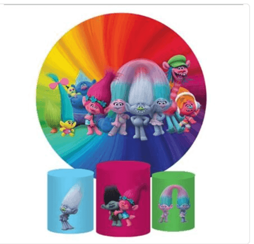Trolls Backdrop Package